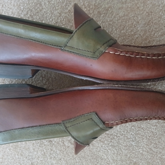 Vintage G.H. Bass & Co. Men\'s Weejuns Brown Leather Penny Loafers - Size 10D FL main image 9